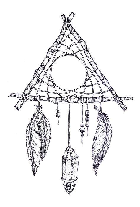 Geometric Dream Catcher Tattoo, Dream Catcher Sketch, Dreamcatcher Drawing, Dream Catcher Drawing, Indian Dream Catcher, Mandala Colouring, Badass Drawings, Dream Catcher Tattoo Design, Cowgirl Tattoos