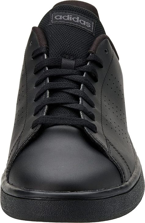 Men's Shoes, Adidas Advantage Base Regular fit Lace closure Synthetic leather upper Rubber outsole; Textile lining Adidas Advantage Base, Adidas Advantage, Emeril Lagasse, Work Shoe, Shoe Black, Shoes Adidas, Food Service, Work Shoes, Shoes Black