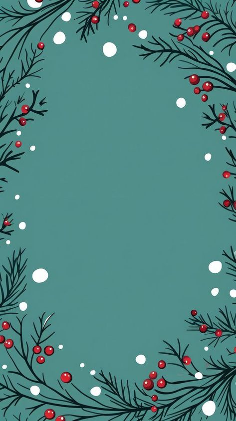 Christmas wreath backgrounds pattern art.  | premium image by rawpixel.com Christmas Holly Wallpaper, Prema Party, Christmas Floral Illustration, Winter Theme Background, Christmas Wreath Wallpaper, Holly Wallpaper, Desktop Computer Wallpaper, Winter Phone Wallpaper, Wreath Background