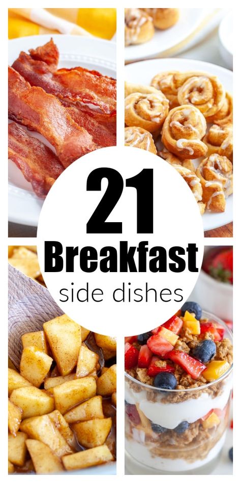 Big Easy Breakfast Ideas, Breakfast For Dinner Buffet, Side Breakfast Dishes, Breakfast Dish To Pass Ideas, Breakfast Horderves Appetizers, Breakfast For Sale Ideas, Easy Brunch Side Dishes, Popular Brunch Dishes, Healthy Breakfast Side Dishes