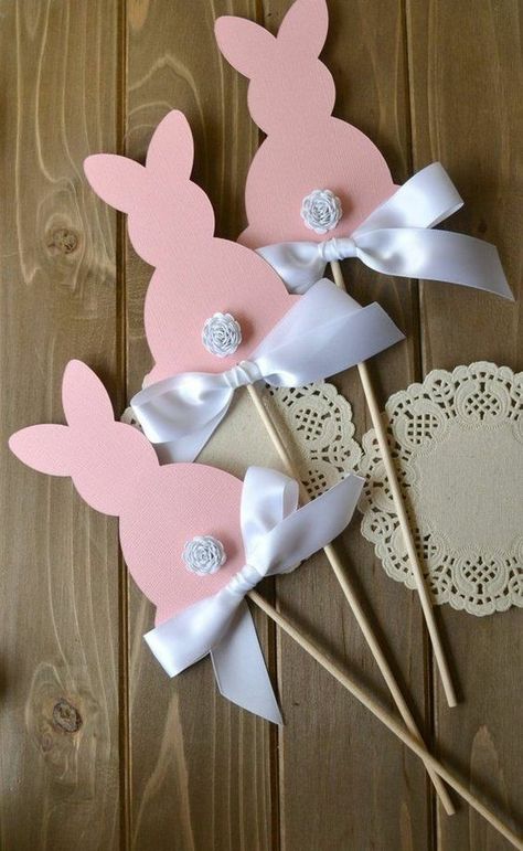 Bunny Baby Shower Theme, Easter Crafts To Make, Birthday 27, Themed Snacks, Bunny Baby Shower, Easter Crafts For Kids, Baby Shower Theme, Easter Crafts, Crafts To Make