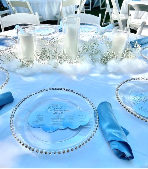 Cloud Wedding Centerpiece, On Cloud Nine Table Decor, Cloud Nine Baby Shower Centerpiece, On Cloud 9 Table Decor, Heaven Sent Baby Shower Centerpieces, Over The Moon Table Decorations, Shes On Cloud 9 Bridal Shower Theme, Cloud 9 Centerpiece, On Cloud Nine Centerpieces