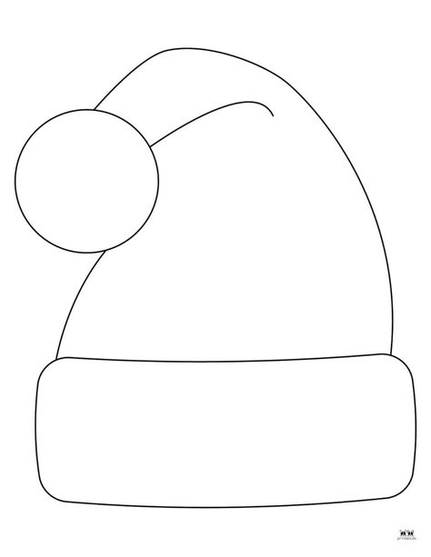 Choose from a variety of santa hat templates and coloring pages for tons of Christmas fun! All 25 pages can be printed from home. 100% FREE. Santa Hat Crafts For Kids, Santa Hat Craft Preschool, Santa Hat Printable Template, Santa Hat Coloring Page, Santa Hat Printable, Santa Hat Outline, Santa Hat Template Free Printable, Santa Hat Pattern Free, Santa Templates Free Printable