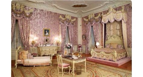 . Alva Vanderbilt, Rococo Interior, Royal Bedroom, Marble House, New England Homes, W Hotel, Rococo Style, Design Website, House And Home Magazine