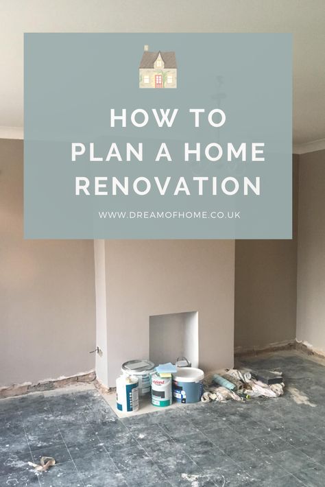 Having undertaken one home renovation so far in my life, there’s a lot that I learnt, a lot I would have done differently, and a lot I’d do again. Click to get advice and see how to plan your own renovation. #homereno #renovation Home Rebuild, Complete Home Renovation, Diy Remodeling, House Renovation Projects, Bedroom Upgrade, Diy House Renovations, One Home, Planning Permission, Diy Renovation