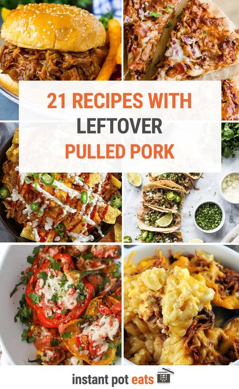 Leftover Barbecue Pulled Pork Recipes, Pulled Pork Party Food, Bbq Pulled Pork Meals, Meal Prep With Pulled Pork, Recipes That Use Shredded Pork, Leftover Pulled Pork Ideas Keto, Pull Pork Pizza, Bbq Pork Meals, Recipes With Leftover Bbq Pulled Pork