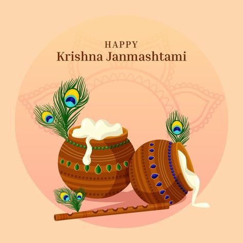 Janmashtami Wallpapers, Resturant Logo, Krishna Birth, Janmashtami Photos, Happy Janmashtami Image, Cartoons Krishna, Janmashtami Images, Happy Krishna Janmashtami, Janmashtami Wishes