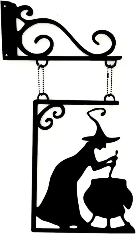 Amazon.com: Xanadued Halloween Witch Cauldron Silhouette, Halloween Decorations Outdoor Witch Cauldron Sign, Halloween Garden Scary Iron Witches Hanging Ornaments for Garden Party : Patio, Lawn & Garden Halloween Decorations Outdoor Witch, Cauldron Silhouette, Harry Potter Park, Witch Party Decorations, Outdoor Witch, Halloween Witch Cauldron, Silhouette Halloween, Witch Silhouette, Witch Cauldron