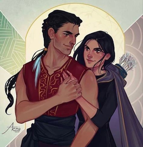 artist (IG): arz28 Sartaq And Nesryn, Nesryn And Sartaq, Sarah Maas, Queen Of Shadows, Throne Of Glass Fanart, Sara J Maas, Aelin Ashryver Galathynius, Celaena Sardothien, Throne Of Glass Books