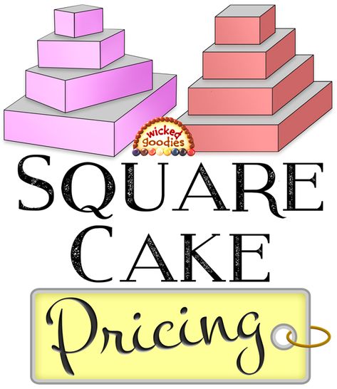 Wedding Cake Pricing Cake Pricing Chart, Goodies Wedding, Cake Pricing Guide, Wedding Cake Guide, Cake Serving Chart, Square Cake Design, Types Of Wedding Cakes, Wedding Cake Prices, Wedding Cake Servings