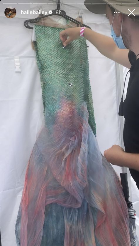 The Little Mermaid 2023, Little Mermaid 2023, Realistic Mermaid Tails, Mermaid Tail Costume, Realistic Mermaid, Mermaid Halloween Costumes, Colleen Atwood, Ariel Costumes, Little Mermaid Costume