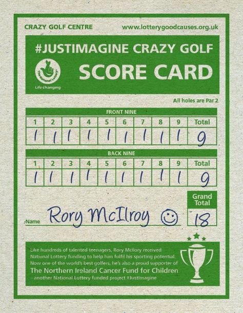 Mini Golf Score Card, Mini Golf Tournament Ideas, Golf Scorecard Design, Score Card Design, Golf Bar Crawl, Scorecard Design, Golf Graphic Design, Hotel Magdalena, Retail Business Cards