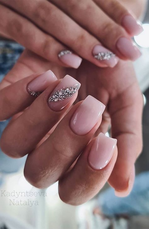 Nails Acrylic Short Square, Acrylic Short Square Nails, Short Square Nails Design, Square Nails Design, Pink Nails Acrylic, Light Pink Nail Designs, Short Pink Nails, Nails Acrylic Short, Pink Nail Colors