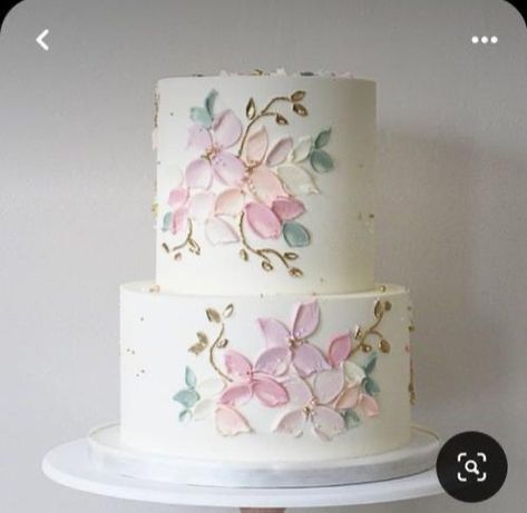 Watercolor Flower Cake, Palette Cake, Pastel Wedding Cakes, Cake Florals, Floral Cake Design, Soul Cake, Bridal Cake, Floral Cakes, Beautiful Cake Designs