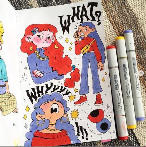 Posca Art, Arte Sketchbook, Arte Inspo, Sketchbook Inspiration, 영감을 주는 캐릭터, Marker Art, Art Journal Inspiration, Art Block, Funky Art