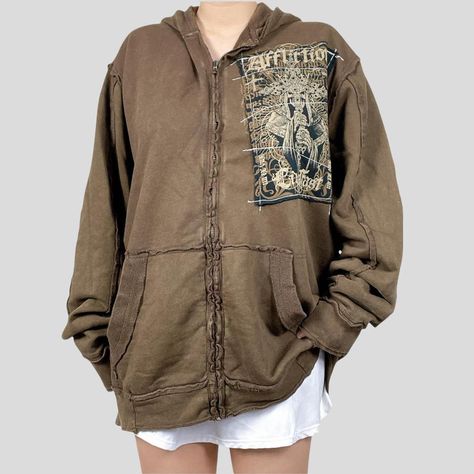 Distressed Grunge Hoodie In Relaxed Fit, Cotton Grunge Hoodie Sweatshirt, Fairy Grunge Hoodie, Affliction Hoodie, Grunge Theme, Grunge Hoodie, Grunge Affliction, Scene Style, Dream Aesthetic