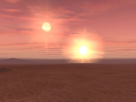 Star Wars Two Suns, Tatooine Aesthetic, Discord Decor, Literature Aesthetic, Two Suns, Core Four, Sun Aesthetic, Sci Fi Book, The Sleeper