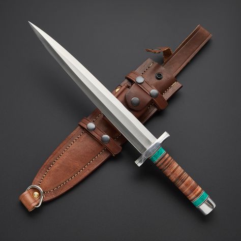 Preppers List, Fantasy Dagger, Micarta Handles, D2 Steel, Dagger Knife, Survival Bracelet, Cool Knives, Bowie Knife, Fixed Blade Knife