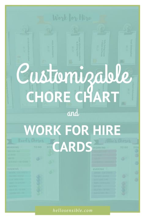 Customizable Chore Chart & Work for Hire Cards A system to teach your kids responsibility, fight entitlement and a get taste of how the real world works. Free printables! Chore Charts For Kids, Age Appropriate Chores For Kids, Free Printable Chore Charts, Magnetic Chore Chart, Chore Cards, Difficult Children, Chore Chart Template, Biblical Parenting, Work For Hire