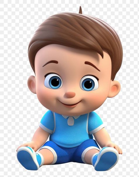 Baby Boy Cartoon, Baby Cartoon Characters, Baby Boy Doll, Birthday Cake For Him, Boy Cartoon, Cartoon Doll, Boy Toddler, Doll Cute, 3d Background