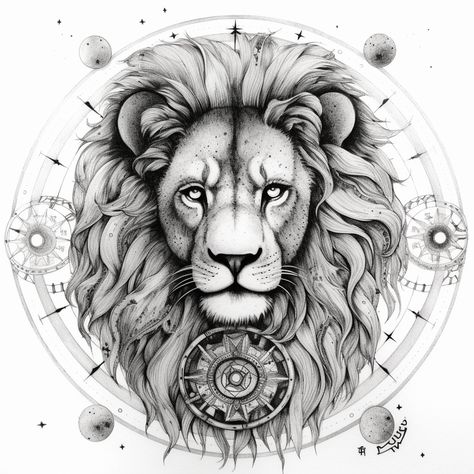 Majestic Lion Tattoo, Half Face Half Lion Tattoo, Masculine Lion Tattoos, Fierce Lion Tattoo Men, Alchemy Elements, Lion Forearm Tattoos, Trippy Lion Tattoo, Big Cat Tattoo, Half Sleeve Tattoos Drawings