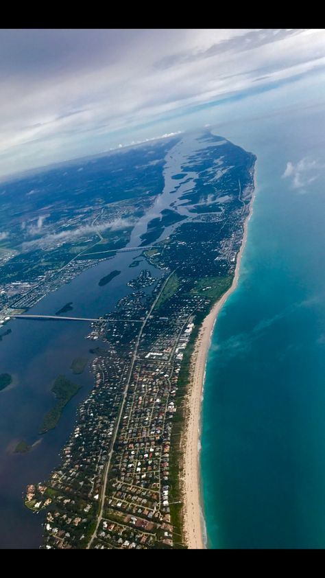 I was in a plane above Vero Beach, FL, on my way to New York City.  #florida #verobeach #beach #ocean #island #islands #summer #aerialphotography Beach Goals, Ocean Island, Vero Beach Florida, Vero Beach Fl, 2025 Vision, Vero Beach, On My Way, A Plane, Aerial Photography