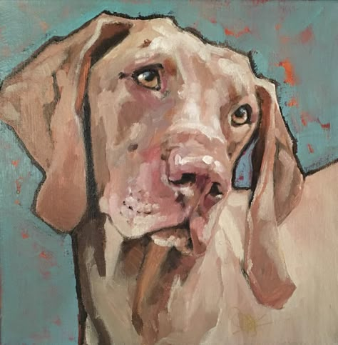 "Hannah" 12x12 acrylic on canvas Dogs Acrylic Painting, Painting With Dog, Peggy Judy, Painting Of Dog, Dog Drawing Ideas, Dog Portrait Drawing, Animal Paintings Acrylic, Pet Portraiture, Pet Portrait Paintings