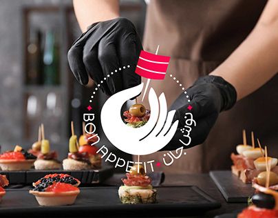 Finger Food Logo, Food Logo Design, Food Logo, Design Packaging, Logo Food, Finger Food, Photoshop Adobe, Flat Design, Bon Appetit