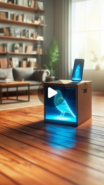 Art With Projector, Diy Hologram Projector, Diy Phone Projector, Diy Hologram, Homemade Projector, 3d Hologram Projector, Iphone Projector, Projector Art, Projector Ideas