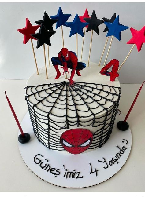 Spiderman Pasta, Spider Man Birthday Cake, Cake Designs For Boy, Spider Cake, Spiderman Birthday Party, Spiderman Cake, Birthday Cakes For Men, Spiderman Birthday, Cake Inspo