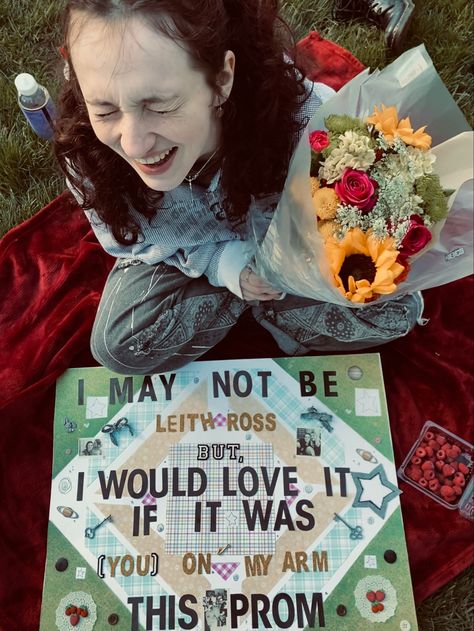 Aesthetic Hoco Proposal, Leith Ross Poster, Gf Gift Ideas, Leith Ross, Tara Jones, Prom Proposals, Cute Prom Proposals, Dance Proposal, Miss U So Much