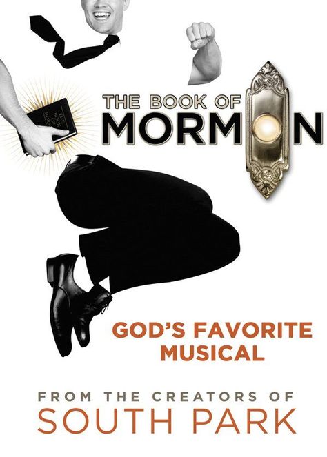 The Book of Mormon, theatre poster Curtains The Musical, The Book Of Mormon Musical, Matt Stone And Trey Parker, Book Of Mormon Broadway, Book Of Mormon Musical, Trey Parker, Dr Book, Matt Stone, Magical Book