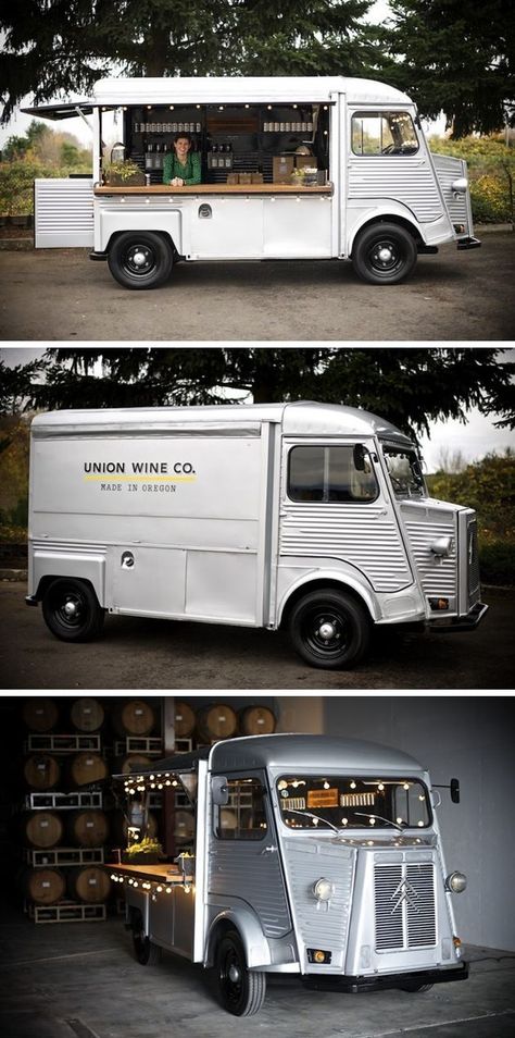 Toy Store Design, Citroen Van, Citroen Type H, Citroen H Van, Mobile Cafe, Coffee Van, Coffee Carts, Mobile Bar, Mobile Shop