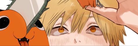 Denji Gif Banner, Denji Manga Banner, Denji Banner Discord, Denji Widget, Denji Header, Colorful Twitter Header, Anime Header Aesthetic, Denji Banner, Anime Banner Discord