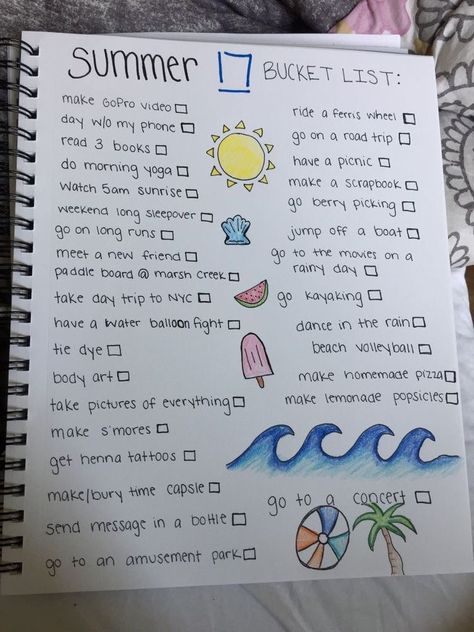 Summer Bucket List For Teens, Day Trip To Nyc, Ultimate Summer Bucket List, Bucket List For Teens, Summer To Do List, What To Do When Bored, Fun Sleepover Ideas, Fall Bucket List, Summer Fun List