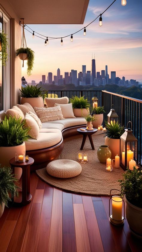 Make the most of your small balcony with space-saving furniture, hanging planters, and creative lighting. Get inspired to turn your tiny balcony into a relaxing oasis! #SmallBalcony #ApartmentDecor #SpaceSavingTips Balcony Decor Ideas, Tiny Balcony, Small Balcony Decor, Creative Lighting, Balcony Ideas, Space Saving Furniture, Small Balcony, Balcony Decor, Maximize Space