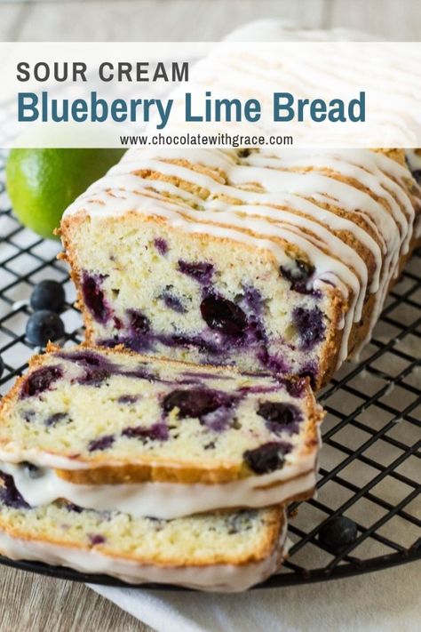 Basic Quick Bread Recipe, Lime Bread, Honey Berries, Yogurt Bread, Banana Coffee Cakes, Quick Bread Recipes Easy, Savory Breads, Beautiful Bread, Lemon Poppyseed Bread