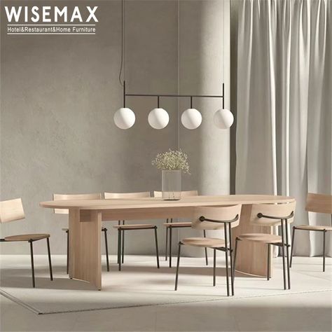 Wisemax Furniture Simple Design Nordic Style Home Furniture Oval Shape Table Solid Wood Top Table For Dining Room Apartment - Buy Dining Table And Chairs Beech Wood Furniture,Solid Wood Dining Table,Round Shaped Dining Table Product on Alibaba.com Wood Dining Table Round, Apartment Dining Table, Dining Room Apartment, Wood Top Table, Buy Dining Table, Table For Dining Room, Nordic Style Home, Dining Table Round, Apartment Dining Room