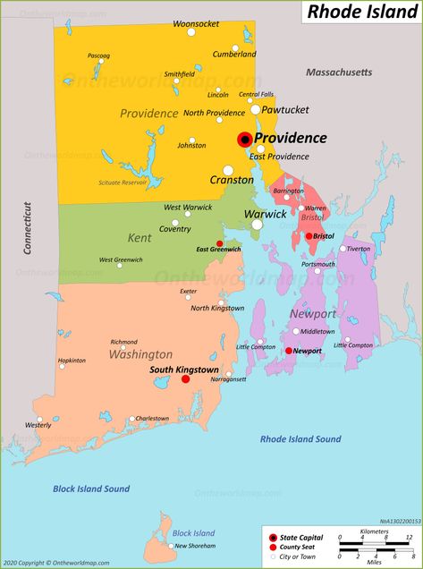 Map of Rhode Island Westerly Rhode Island, States Capitals, Map Of The Usa, Usa Maps, Us State Map, States And Capitals, Mexico Map, Canada Map, North America Map