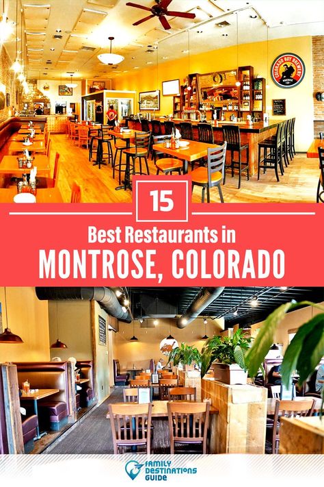 Want to see the best restaurants in Montrose, CO? We’re FamilyDestinationsGuide, and we’re here to help: From incredible brunch spots and amazing places to eat dinner, to local foodie spots and hidden gems, discover the BEST Montrose restaurants - so you get memories that last a lifetime! #montrose #montroserestaurants #restaurantsinmontrose #bestrestaurantsinmontrose #placestoeatmontrose Montrose Colorado Things To Do, Montrose Colorado, Greeley Colorado, Motorcycle Trip, Colorado Trip, Cocos Island, Colorado Vacation, Family Destinations, Brunch Spots