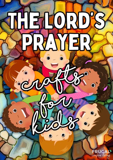 Teach The Lord's Prayer to kids with fun, interactive crafts and activities that bring the prayer to life! This post is packed with engaging ideas, from coloring wheels to prayer printables, designed to make learning The Lord's Prayer easy & meaningful for children. Perfect for Sunday School, home, & children's church, these activities help reinforce the importance of prayer and make memorization fun. Discover creative ways to introduce Matthew 6 and encourage kids to grow in their faith today! Lords Prayer Crafts For Kids, The Lord's Prayer Craft, Toddler Church Crafts, The Lord's Prayer For Kids, Lords Prayer Crafts, Interactive Crafts, Bible Study Crafts, Prayer Crafts, Kids Church Activities