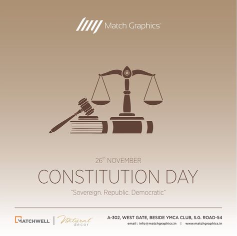 Sovereign. Republic. Democratic. National Constitution Day! #MatchGraphics #match #graphics #National #Constitution #Day Constitution Day Poster Ideas, Constitution Drawing Ideas, National Constitution Day Poster, Constitution Day Creative Ads, Constitution Of India Images, Indian Constitution Day Poster, Constitution Day Poster, National Constitution Day, Indian Constitution Day