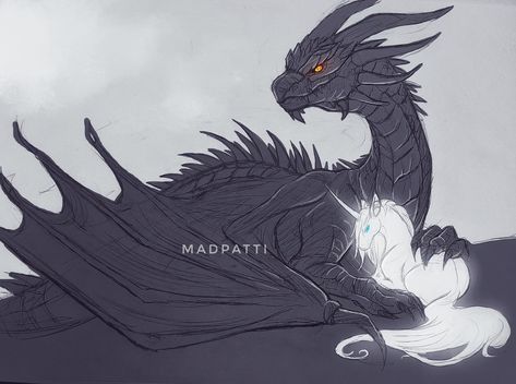 다크 판타지, Creature Drawings, Fantasy Creatures Art, Dragon Artwork, Mythical Creatures Art, Mythological Creatures, Creature Concept Art, Mystical Creatures, Black Dragon