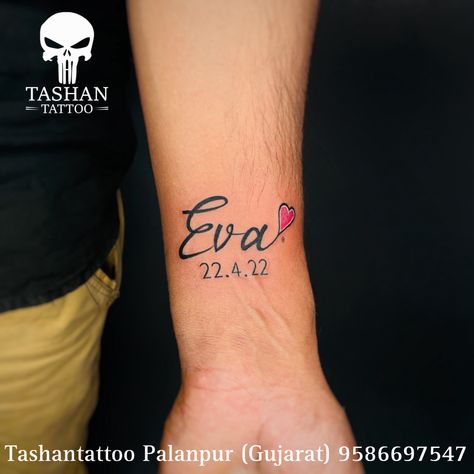 TashanTattoo
AshokTattooWala
S.4.5,Tirupati plaza
Opp. New bus stand
Near gd modi collage
Palanpur (gujrat)
9586697547
9687533310 Eva Tattoo Name, Eva Name, Name Tattoo, Name Tattoos, Tattoos, Quick Saves