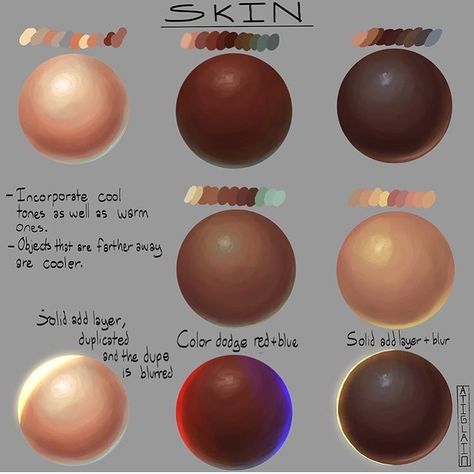 U can never have enough of skin color palette ✨✨ From @atiglain SUPPORT THE ARTIST!! 👩‍🎨👈 . Follow @artlive_tutorials for art tips ^^ . .… Skin Palette, Palette Art, Skin Color Palette, Digital Art Beginner, Coloring Tutorial, Arte Inspo, Digital Painting Tutorials, Poses References, Art Tutorials Drawing