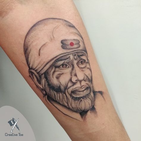 Saibaba Tattoo Design, Sai Tattoo Design, Sai Baba Tattoo Design, Sai Tattoo, Poor Quotes, Mom Dad Tattoo Designs, Dad Tattoo, Cool Wrist Tattoos, Shiva Tattoo Design