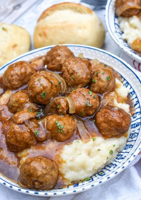 Salary Meatballs, Slow Cooker Salisbury Meatballs, Salisbury Steak Meatballs Crockpot, Crockpot Meatball Salisbury Steak, Salsbury Steak Frozen Meatball Recipe, Slow Cooker Salisbury Steak Meatballs, Salisbury Steak Meatballs Frozen, Slow Cooker Frozen Meatballs, Salisbury Steak Meatballs