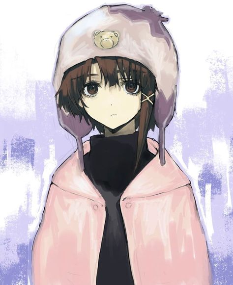 Lain Iwakura Fanart, Lain Iwakura Icon, Iwakura Lain, Experiment Lain, Lain Iwakura, Old Anime, 영감을 주는 캐릭터, An Anime, Graphic Poster