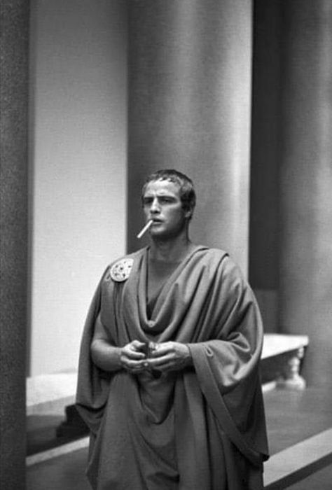 Julius Caesar 1953, Marlon Brando James Dean, Mark Antony, Fritz Lang, Julius Caesar, Roman History, Actrices Hollywood, Marlon Brando, Mötley Crüe