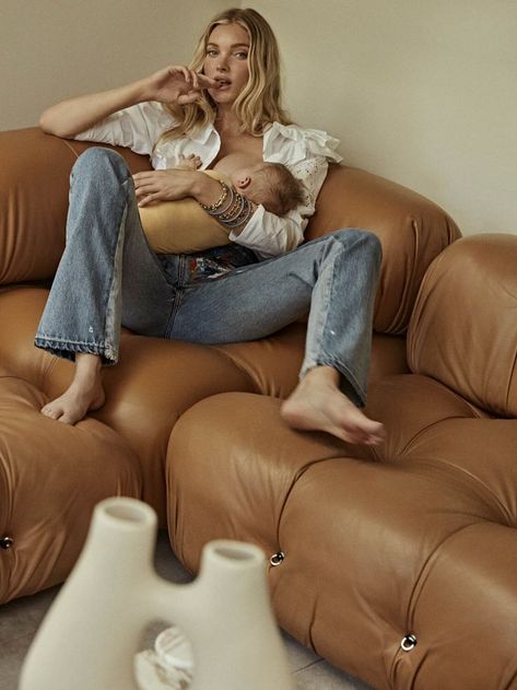 www.fashionotography.com Elsa Hosk Home, Swedish Beauty, Yummy Mummy, Vogue Living, Elsa Hosk, Img Models, Wear Green, Vogue Russia, Mom And Grandma